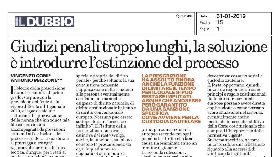 Garantire la ragionevole durata del processo