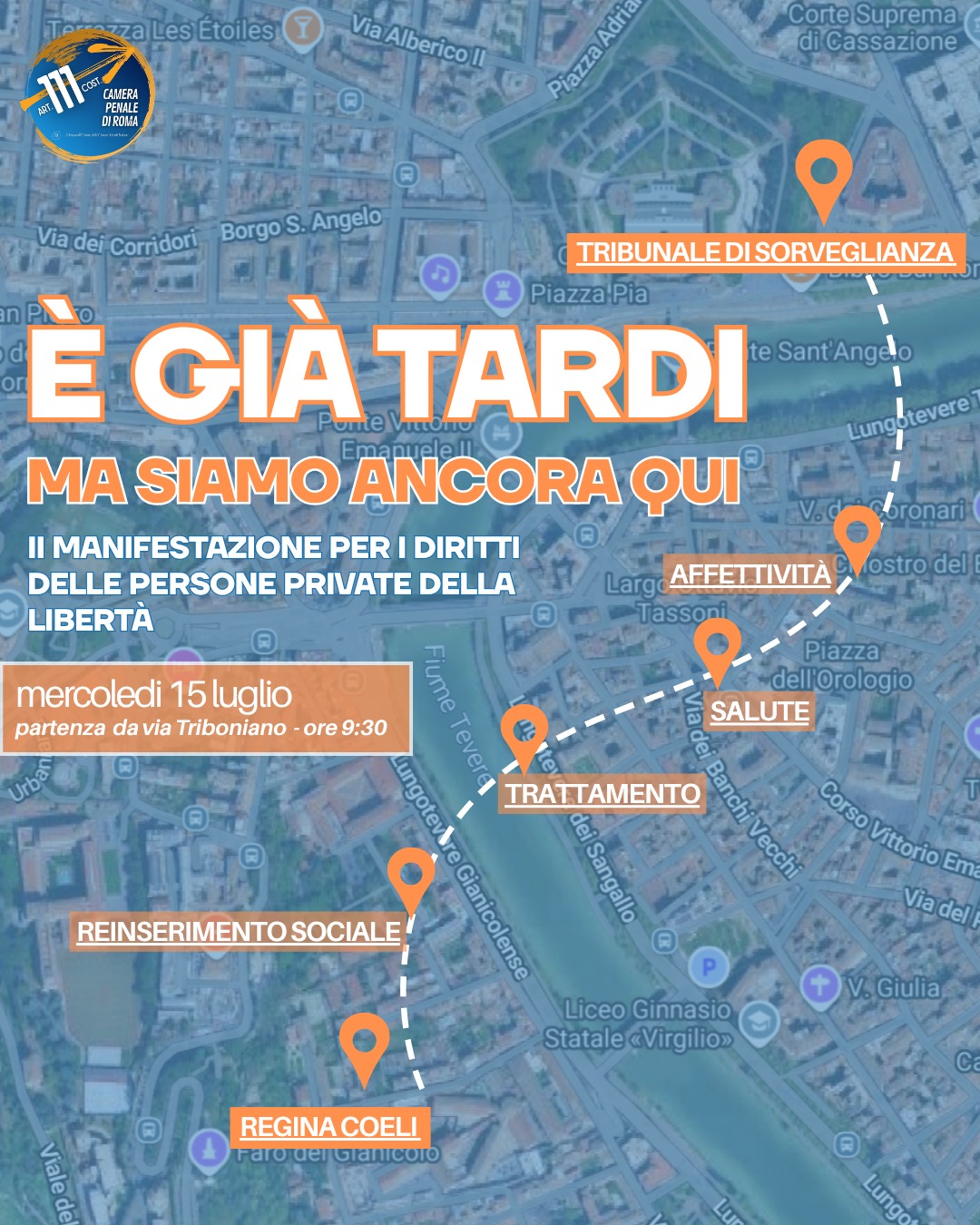 15 luglio a Regina Coeli